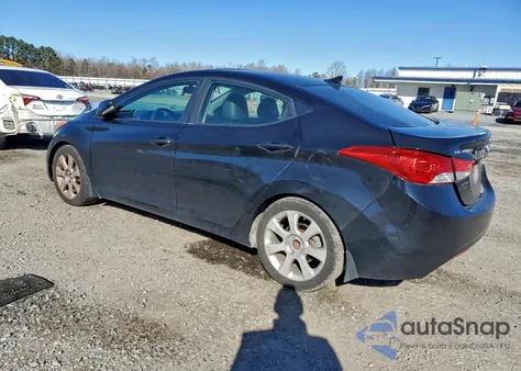 2012 Hyundai Elantra Gls из США, поврежденный, VIN KMHDH4AEXCU308460